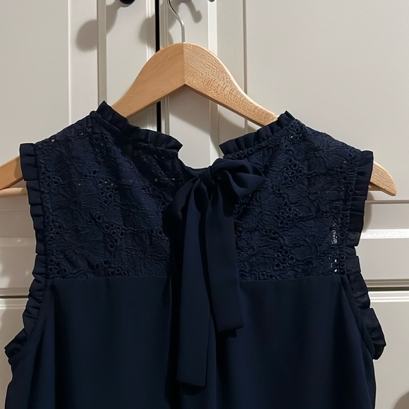 Monteau Los Angeles Blouse with Bow Detail - Picture 3 of 5